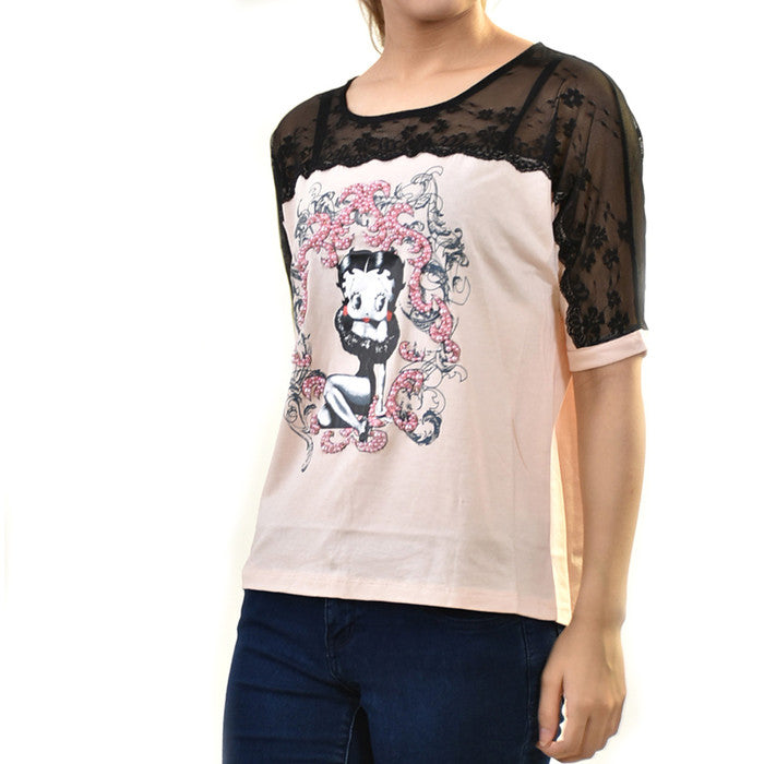 プラムス クチュール PLUMS COUTURE Tシャツ 9BWT037 PNK001 ピンク レディース