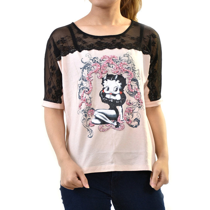 プラムス クチュール PLUMS COUTURE Tシャツ 9BWT037 PNK001 ピンク レディース