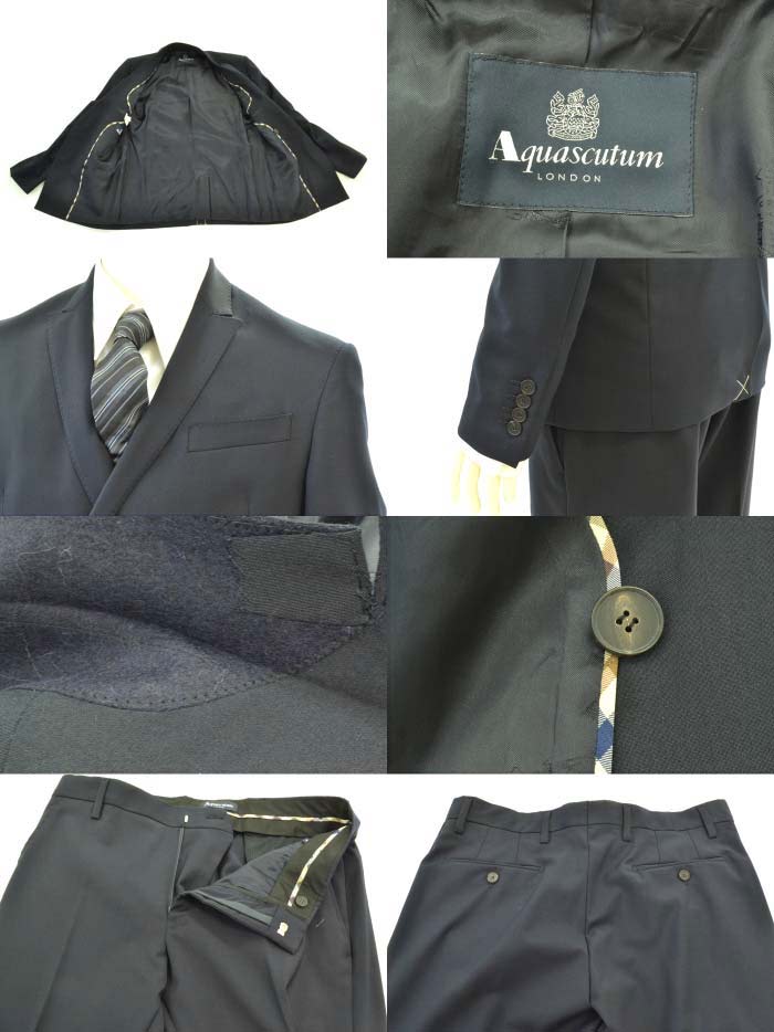 雅格獅丹套裝 AQUASCUTUM 藍色 6Z221177231 